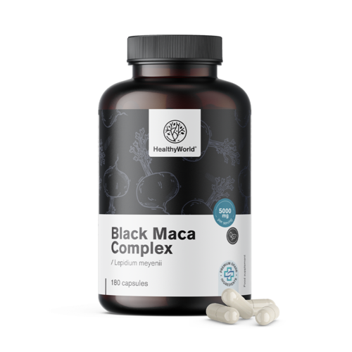 Complex de maca neagră 5000 mg, 180 de capsule