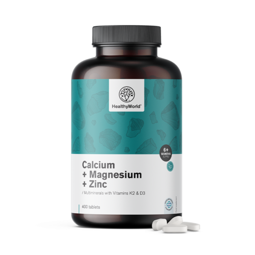 Calciu + magneziu + zinc, 400 de comprimate