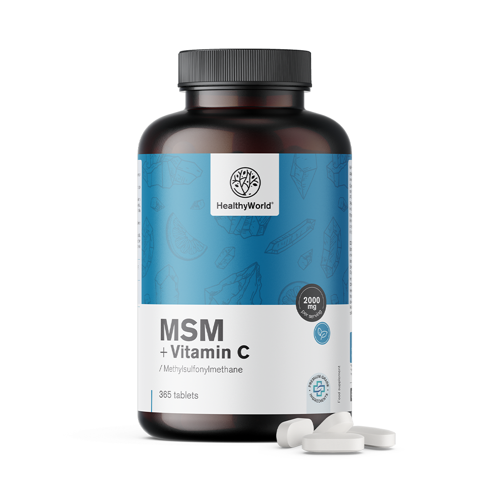 MSM 2000 mg cu vitamina C