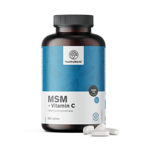 MSM 2000 mg cu vitamina C
