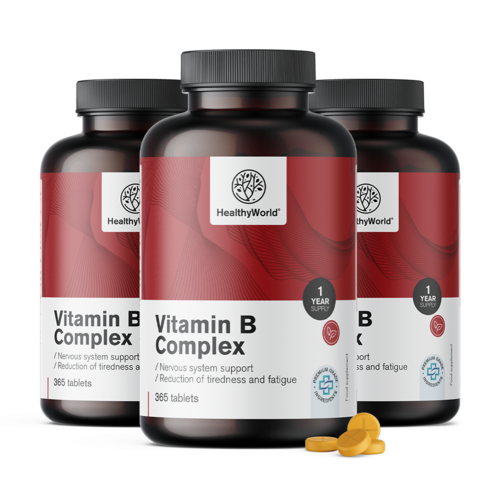 3x Complexul de vitamine B, total 1095 de comprimate