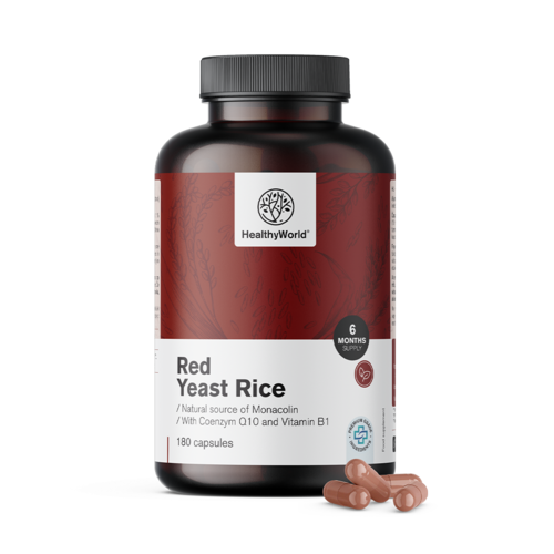 Drojdie de orez roșu 250 mg în capsule