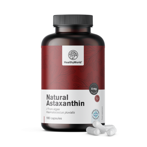 Astaxantina naturală 8 mg în capsule
