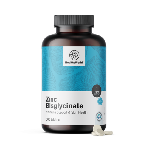 Bisglicinat de zinc 15 mg în comprimate
