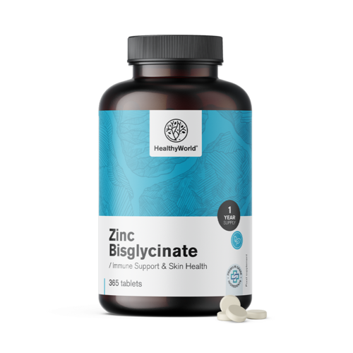 Bisglicinat de zinc 15 mg, 365 de comprimate