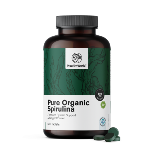 BIO Spirulina 500 mg, 600 de comprimate