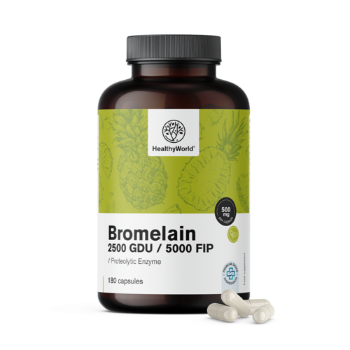 Bromelaina 500 mg în capsule