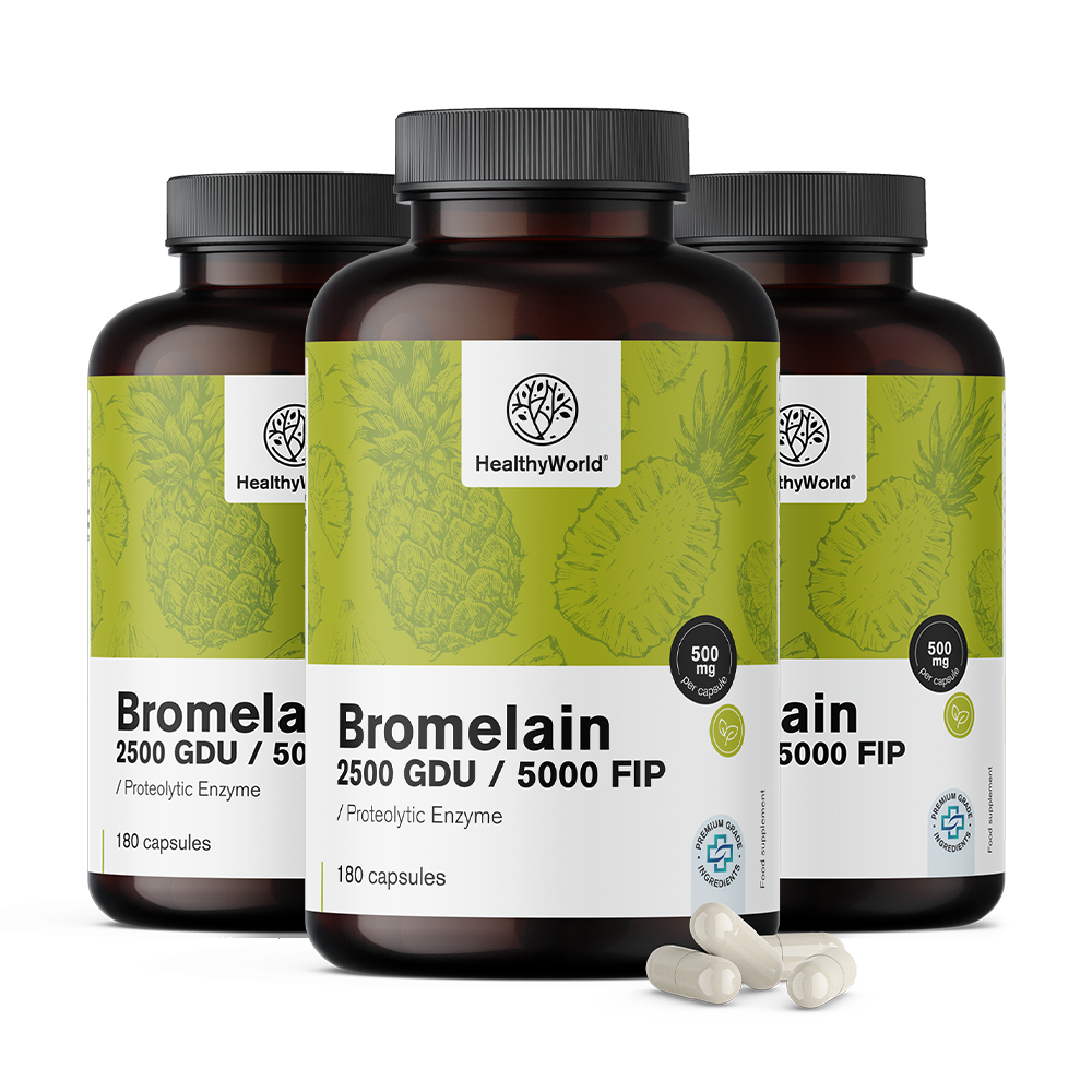 Bromelain 500 mg v kapsulah