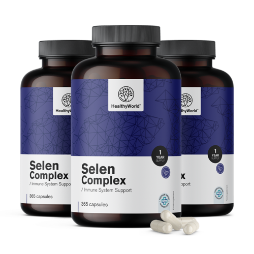 3x Seleniu complex 200 µg, total 1095 de capsule