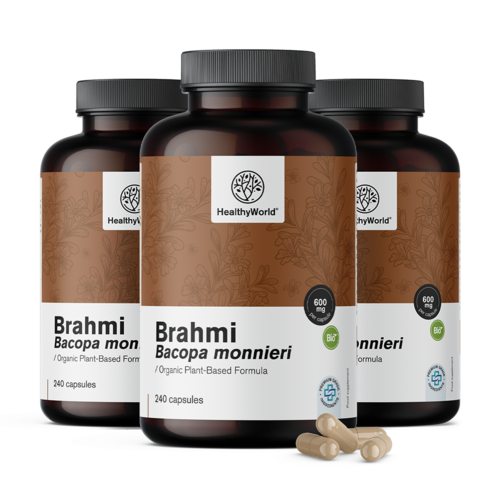 3x Brahmi 600 mg, total 720 de capsule