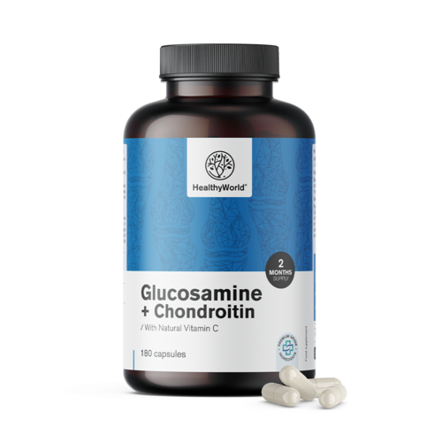 Glucozamină + condroitină, 180 de capsule