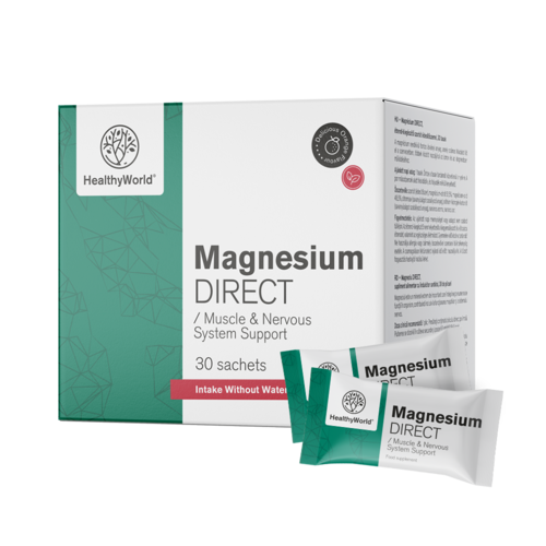 Magneziu DIRECT 400 mg cu aromă de portocale