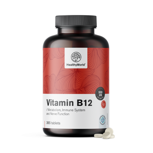 Vitamina B12 500 µg, 365 de comprimate