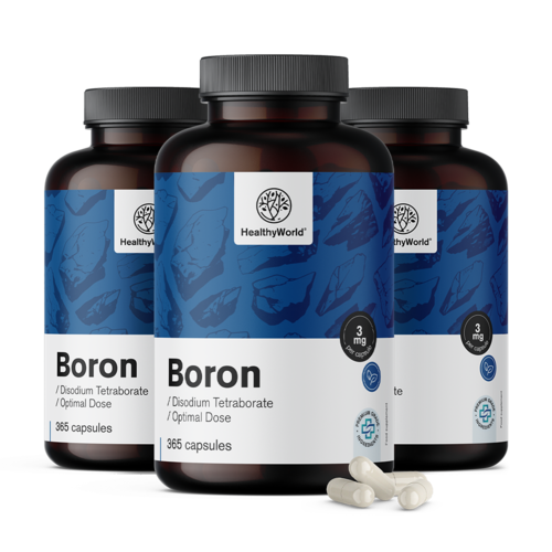 3x Bor 3 mg, total 1095 de capsule