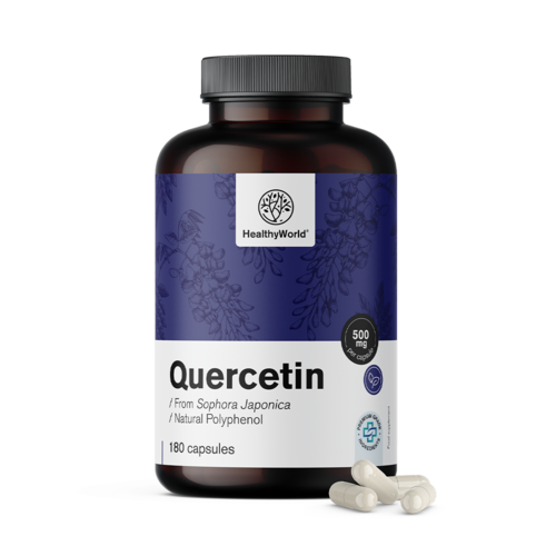 Quercetina 500 mg, 180 de capsule