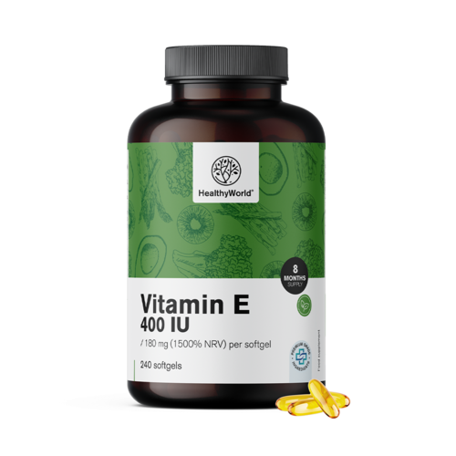 Vitamina E 400 UI, 240 de capsule moi