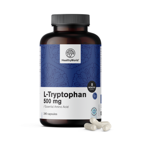 L-triptofan 500 mg, 240 de capsule