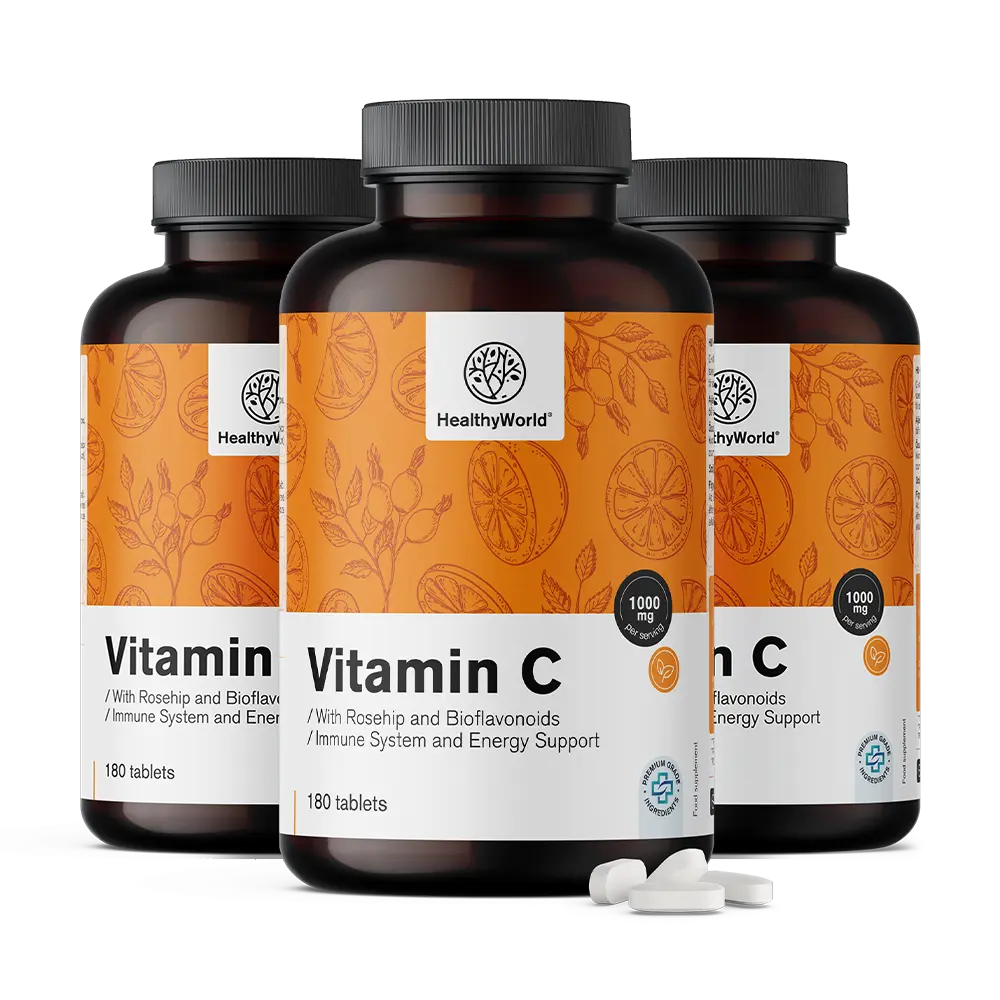Vitamin C 1000 mg – s šipkom in bioflavonoidi