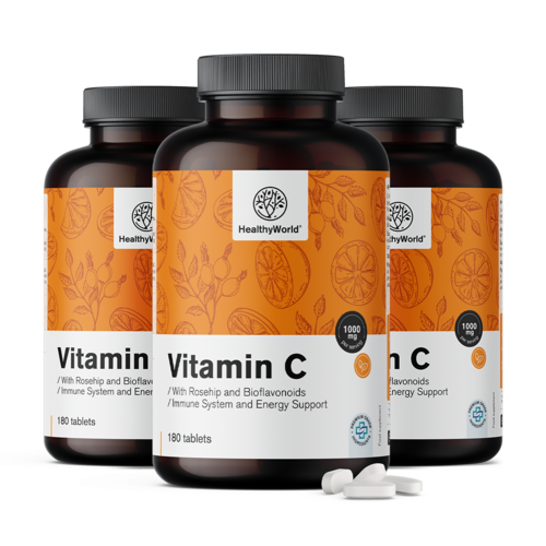 Vitamin C 1000 mg – s šipkom in bioflavonoidi