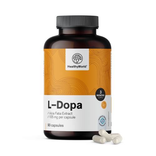 L-dopa 105 mg - din extract de bob, 90 de capsule