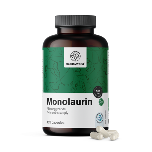 Monolaurină 500 mg, 120 capsule
