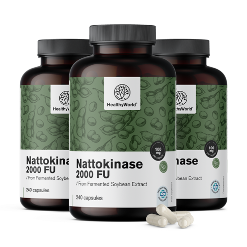 3x Nattokinaza 2000 UF, total 720 de capsule