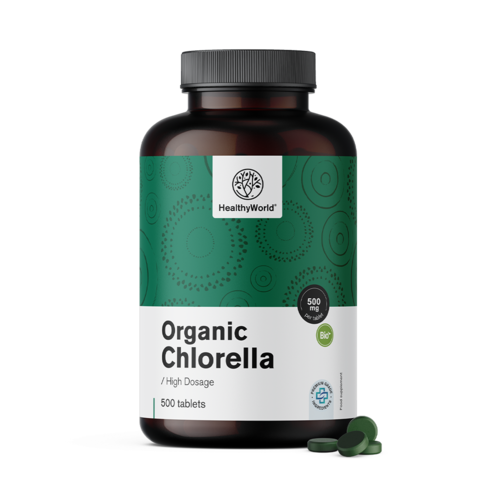 BIO Chlorella 500 mg, 500 de comprimate