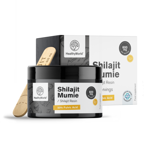 Shilajit Mumie 600 mg – rășină, 30 g