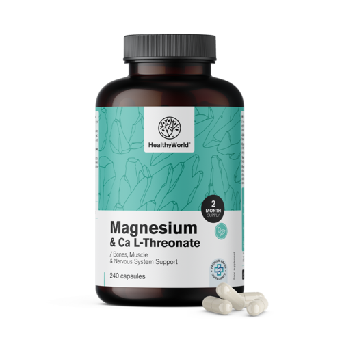 Magneziu + L-Treonat de Calciu, 240 de capsule