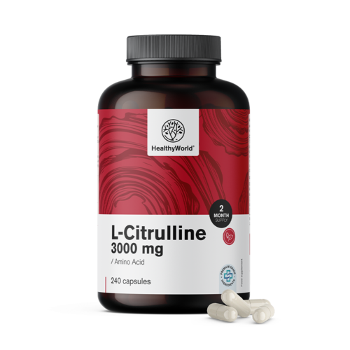 L-citrulină 3000 mg, 240 de capsule