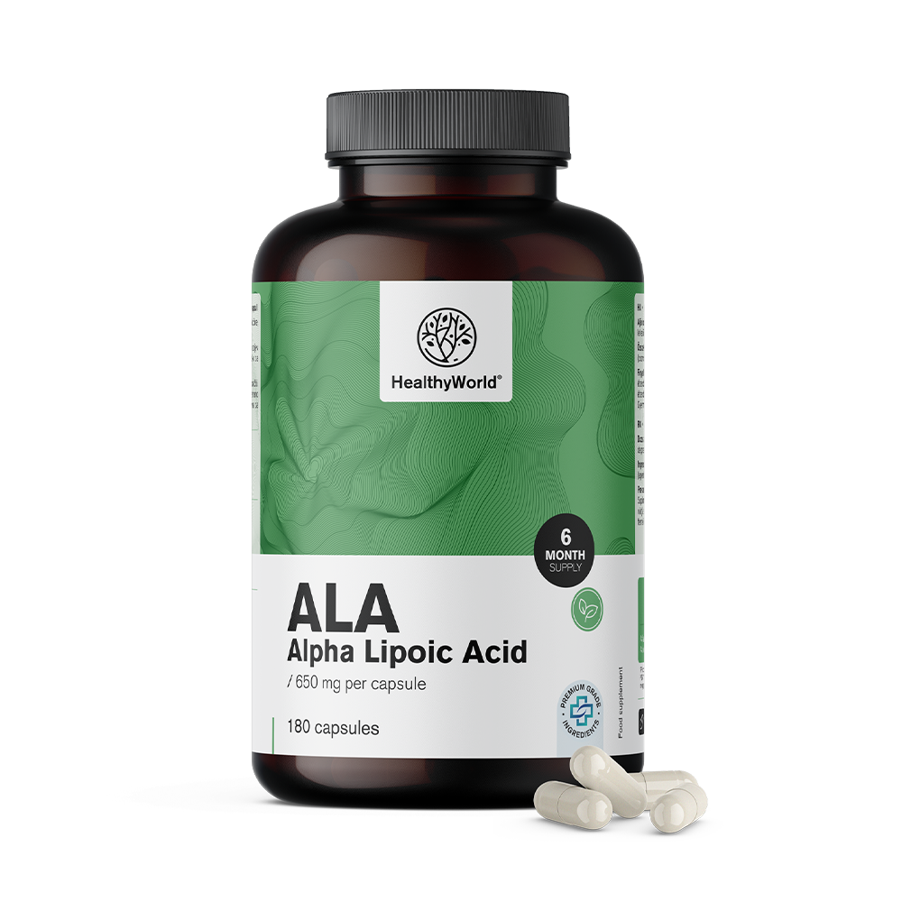 ALA - acid alfa lipoic 650 mg