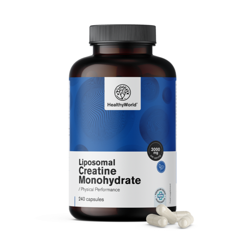 Creatină monohidrată lipozomală 3000 mg, 240 de capsule