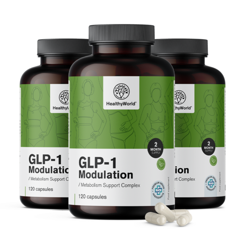 3x GLP-1 Modulation – complex pentru susținerea metabolismului, total 360 de capsule