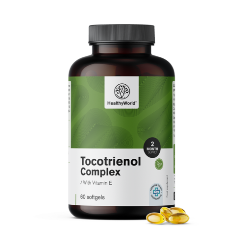 Complex de tocotrienoli cu vitamina E, 60 de capsule moi