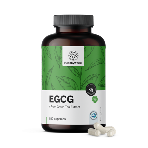 EGCG – din extract de ceai verde, 180 de capsule
