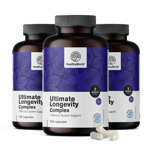 3x Ultimate Longevity Complex, total 360 de capsule