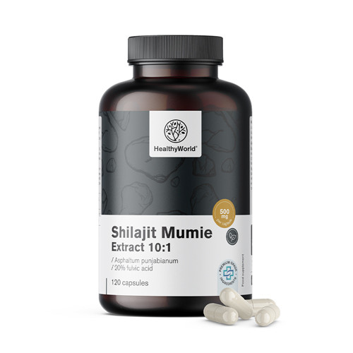 Shilajit Mumie 10:1 în capsule