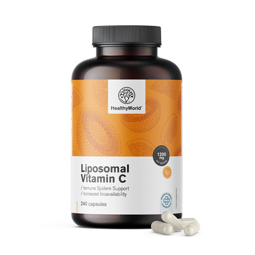 Vitamina C lipozomală 1200 mg cu extract de măceș