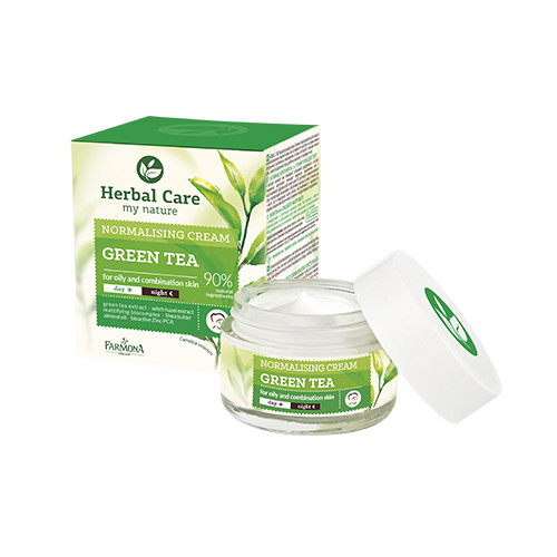 Crema pentru ten gras și mixt cu ceai verde.