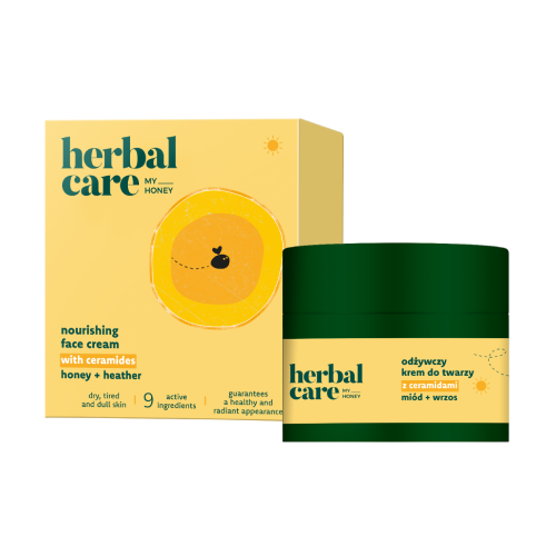 Cremă nutritivă pentru față cu ceramide, miere și calluna, 50 ml