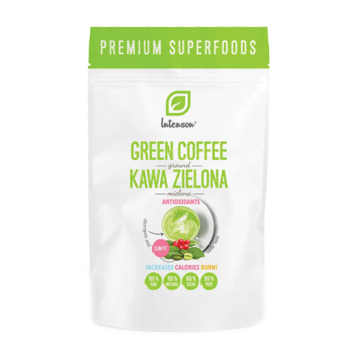 Cafea verde măcinată.