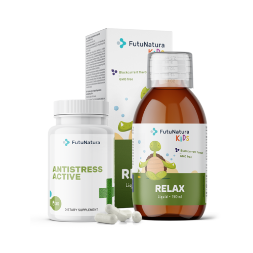 Liniștire: AntiStress + supliment lichid pentru copii, set