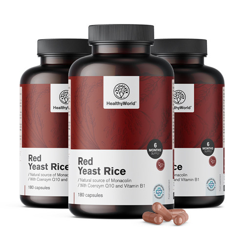 Rdeč kvasni riž 250 mg v kapsulah