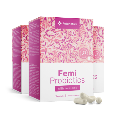 3x Femi Probiotics – pentru femei, total 60 de capsule