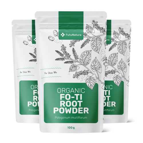 3x BIO Fo-Ti (He Shou Wu) – în pulbere, total 300 g