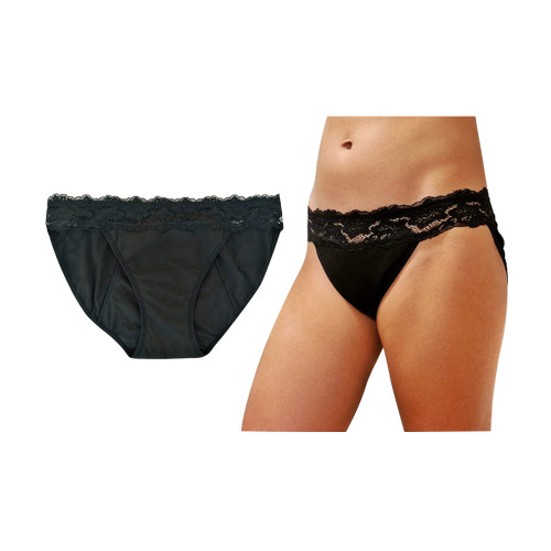 Chiloți Menstruali LaliPanties Extra Absorbanți - negri, mărimea 2XL, 1 bucată