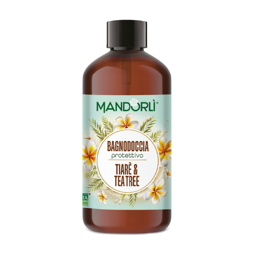 Gel de duș și baie - floare de tiare și arbore de ceai, 500 ml