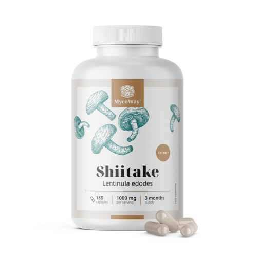 Shiitake 1000 mg – extract, 180 de capsule
