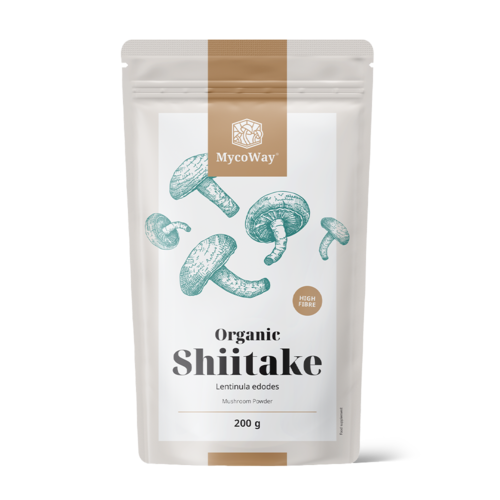 BIO Shiitake pulbere, 200 g