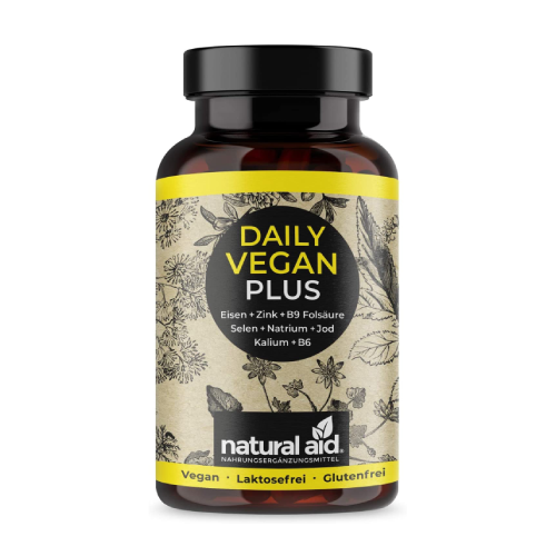 Vitamine și minerale vegane PLUS.